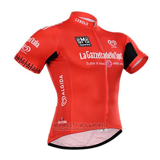 2015 Odziez Rowerowa Giro D'wlochy Czerwony Krotkie Rekawy i Rowerowe Szelkach